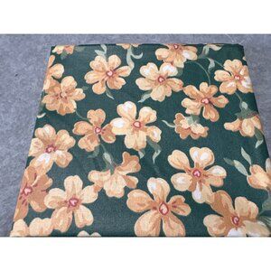 Floral Green Fabric Fat Quarter Cotton 18x22 Inches Sewing Quilting Craft Suppli